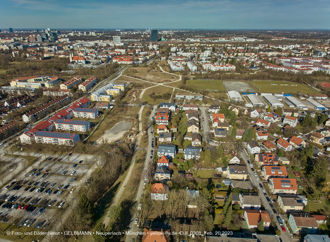 20.02.2023 -  der verschwundene Hachinger Bach in Neuperlach und Berg am Laim